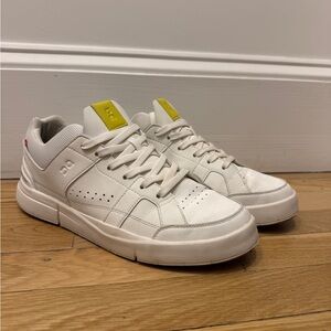 On Running White Leather The Roger Shoes